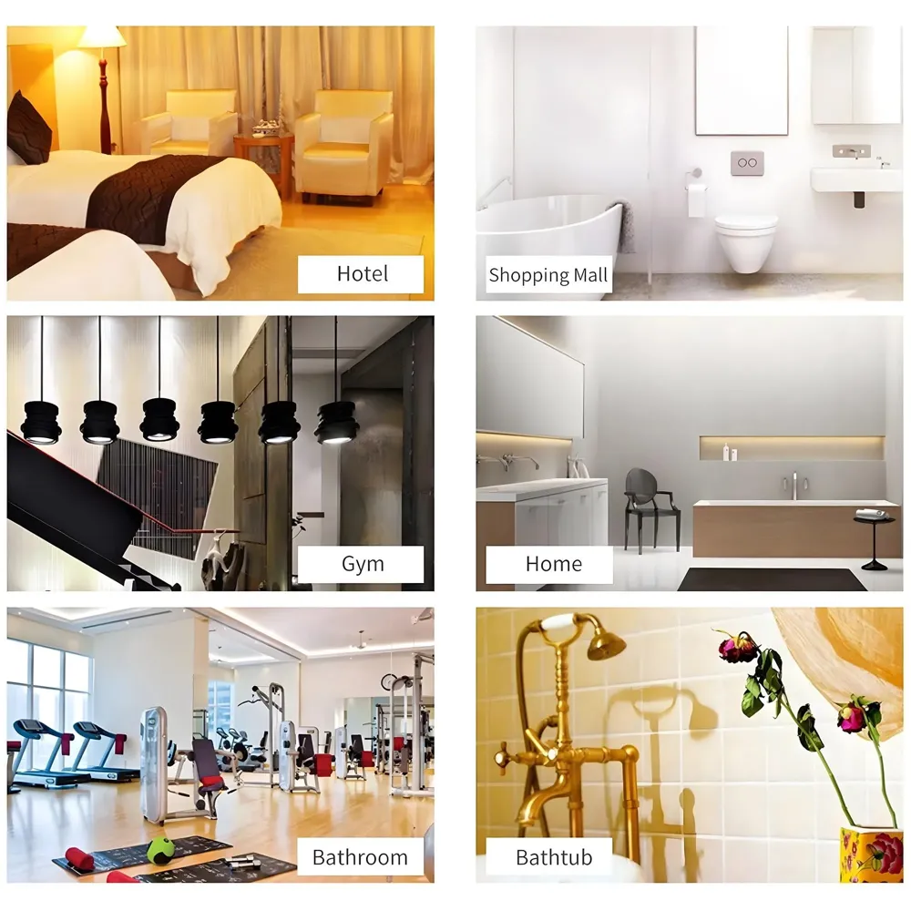 Commercial Toilet Paper Dispenser, Wall Mount ABS 11 Inch Roll Toilet Paper Holder Tissue Dispenser with Lock Key for Malls, Public Toilets, Waterproof, White – 28Cm Round