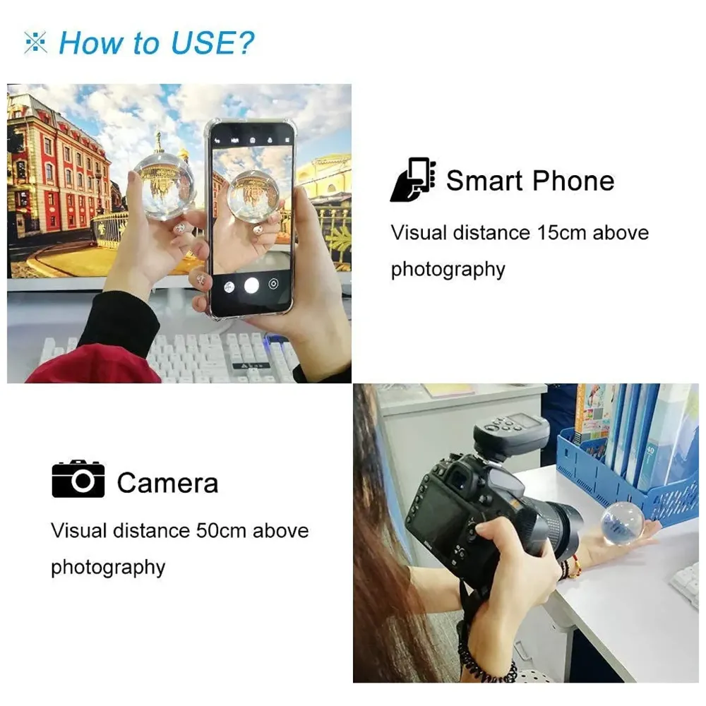 80 mm K9 Crystal Ball Pro and Stand for Creative Photography (80mm)