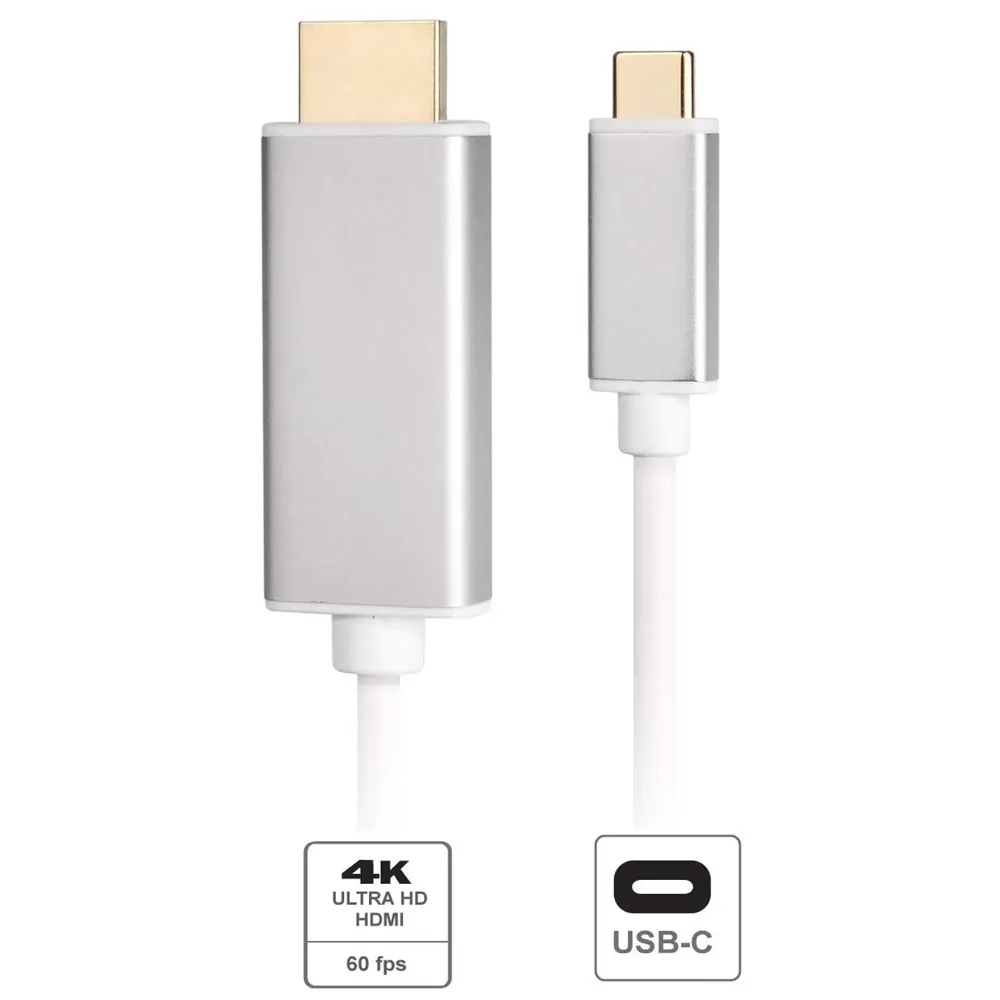 Cable Type C to HDMI 4K Cable Thunderbolt 3 Compatible, Male to Male