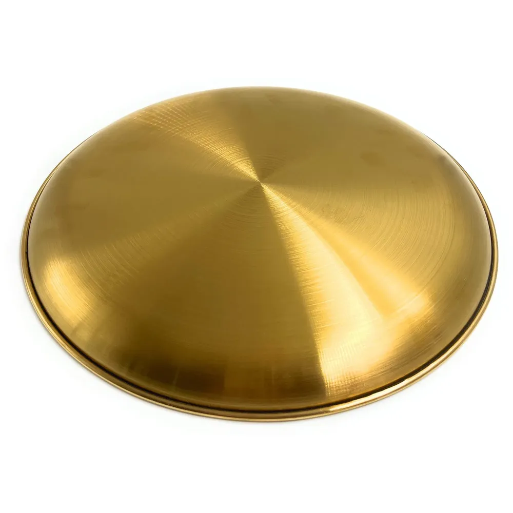 Gold Dinner Set: 3 Pcs, 9 Items - Gold Color, Round Shape, Mother's Day, Anniversary, Wedding Occasion, Stainless Steel, Dishwasher Safe