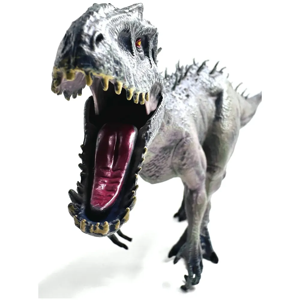 Dinosaur Toy Dinosaur Action Figure Kids Toys Realistic Large Model Size – 38 X 20 Cm - Grey T-Rex Tyrannosaurus rex - 3