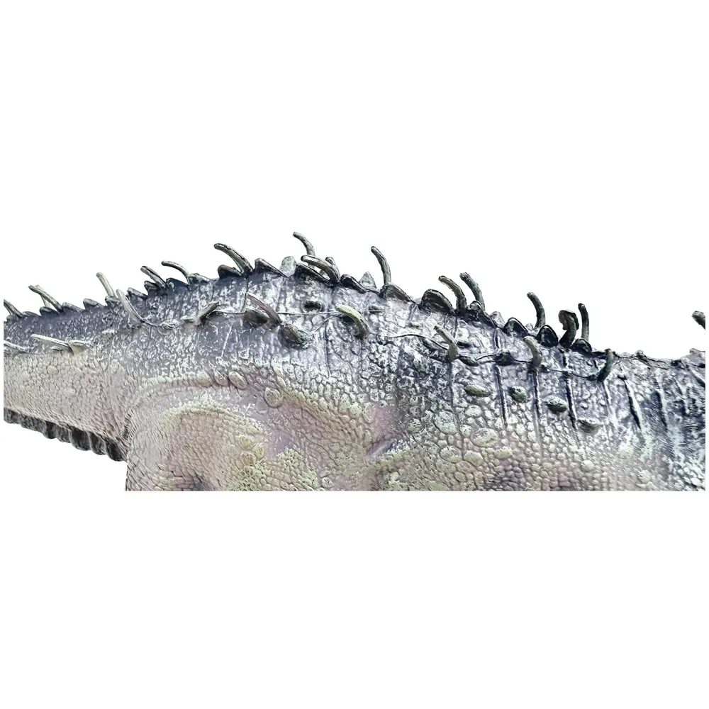 Dinosaur Toy Dinosaur Action Figure Kids Toys Realistic Large Model Size – 38 X 20 Cm - Grey T-Rex Tyrannosaurus rex - 9