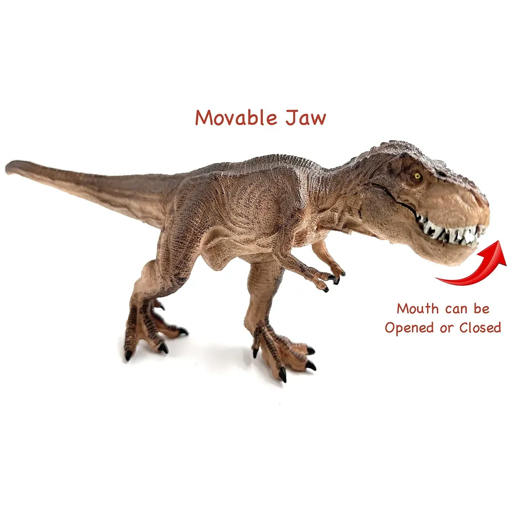 Dinosaur Toy Dinosaur Action Figure Kids Toys Realistic Model Brown Large Size – 30 X 12 Cm - T-Rex