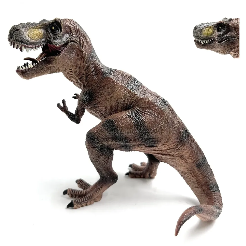 Dinosaur Toy Dinosaur Action Figure Kids Large Toys Realistic Model Large Size – 18 X 18 Cm - T-Rex Sitting