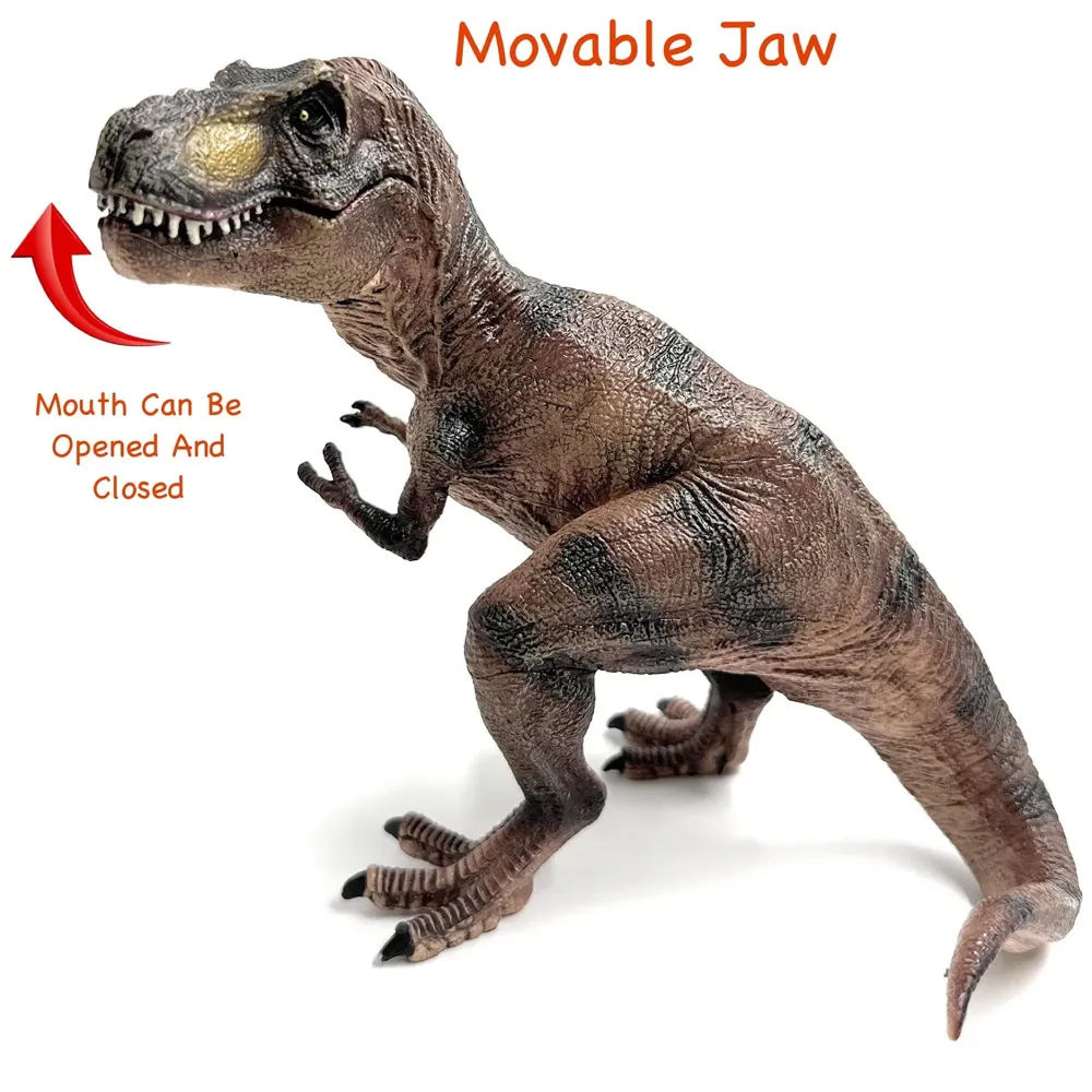Dinosaur Toy Dinosaur Action Figure Kids Large Toys Realistic Model Large Size – 18 X 18 Cm - T-Rex Sitting