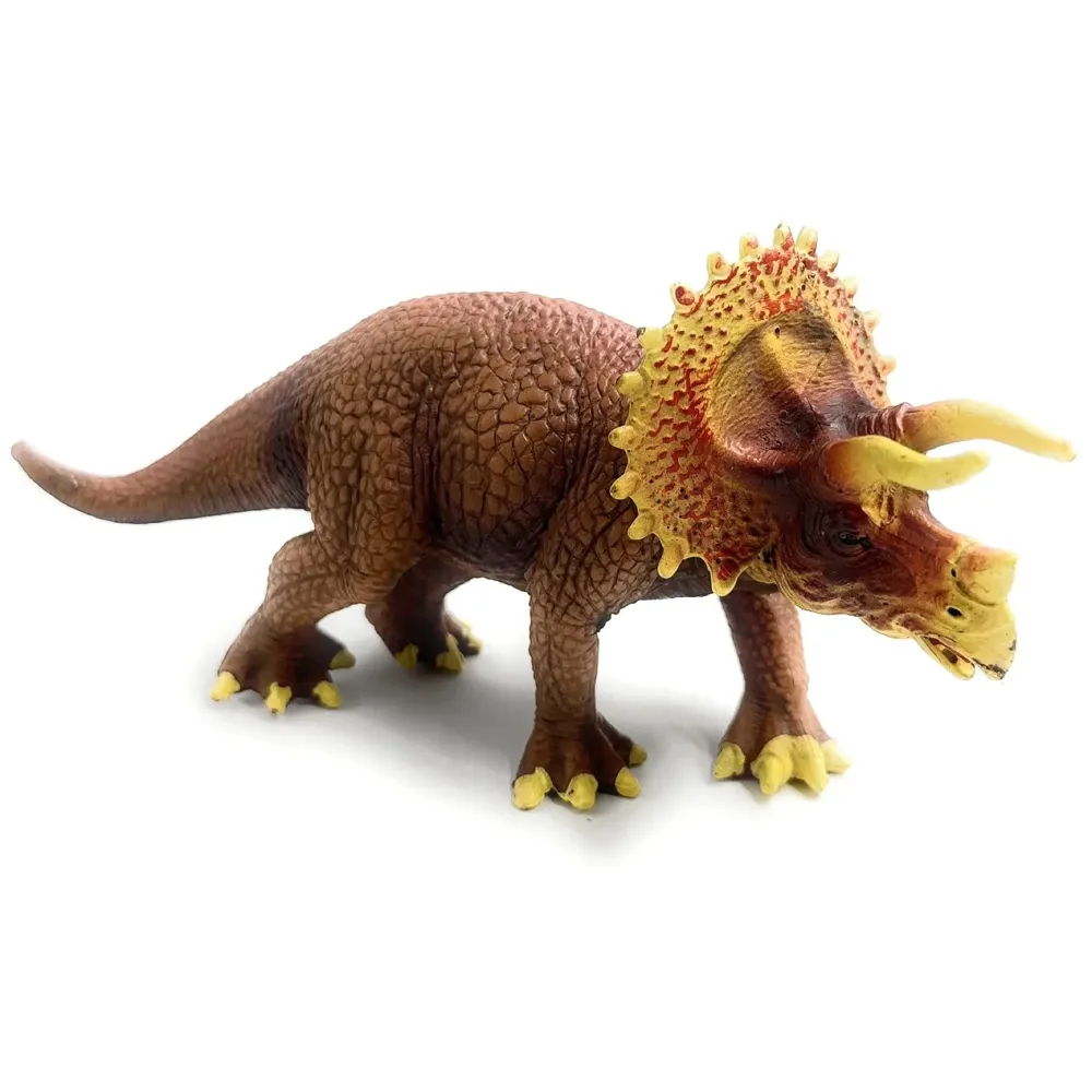 Dinosaur Toy Dinosaur Action Figure Kids Toys Realistic Model Size – 18 X 10 Cm - Triceratops Horns - 4