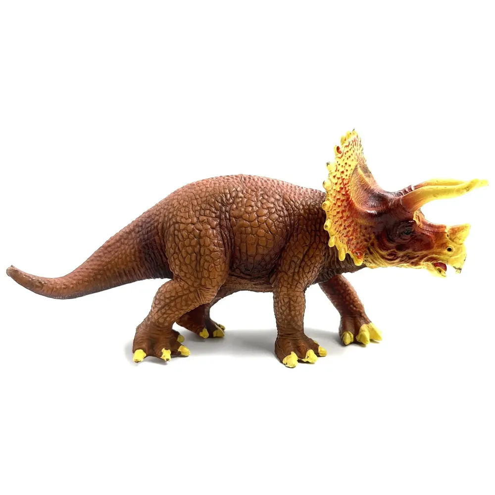 Dinosaur Toy Dinosaur Action Figure Kids Toys Realistic Model Size – 18 X 10 Cm - Triceratops Horns - 6