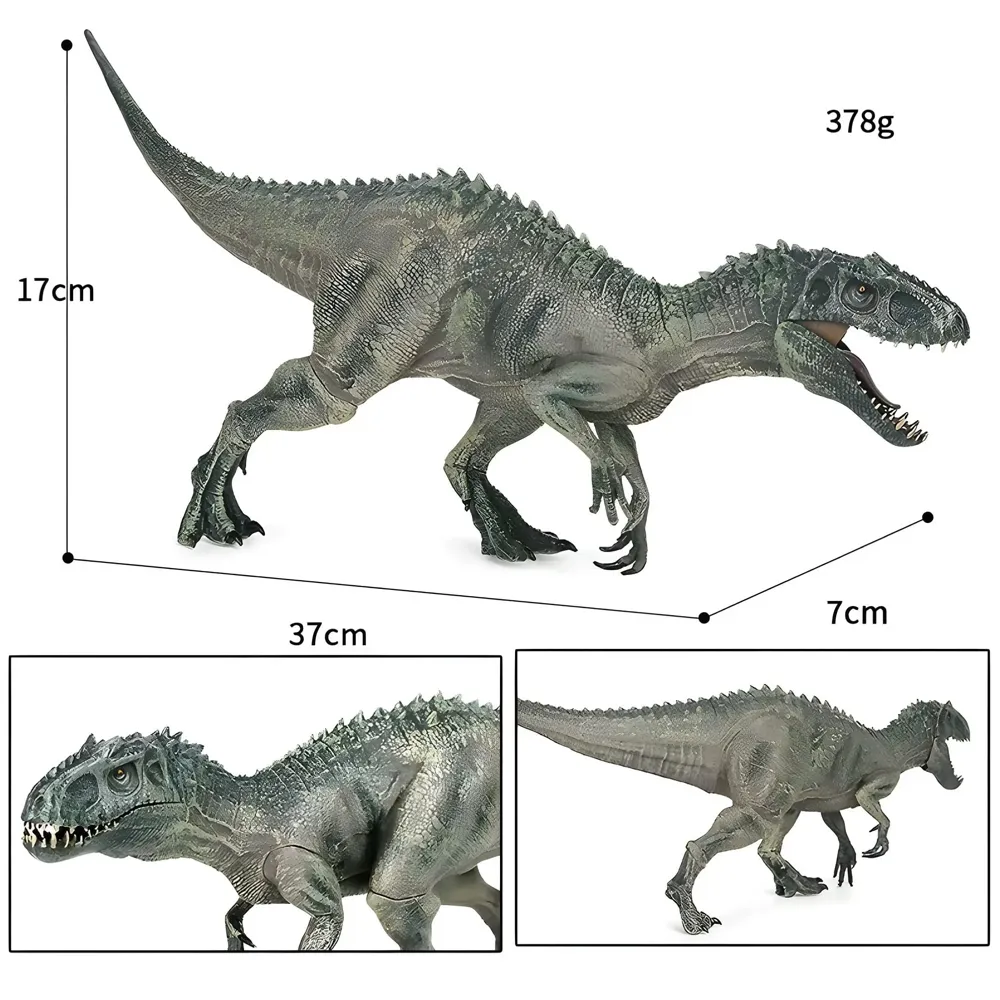 Dinosaur Toy Dinosaur Action Figure Kids Toys Realistic Large Model Size 38 X 20 Cm - Brown T-Rex