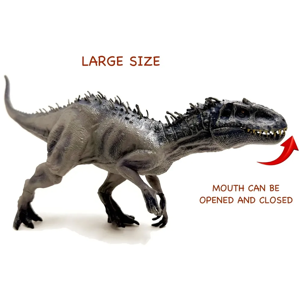 Dinosaur Toy Dinosaur Action Figure Kids Toys Realistic Large Model Size 38 X 20 Cm - Brown T-Rex