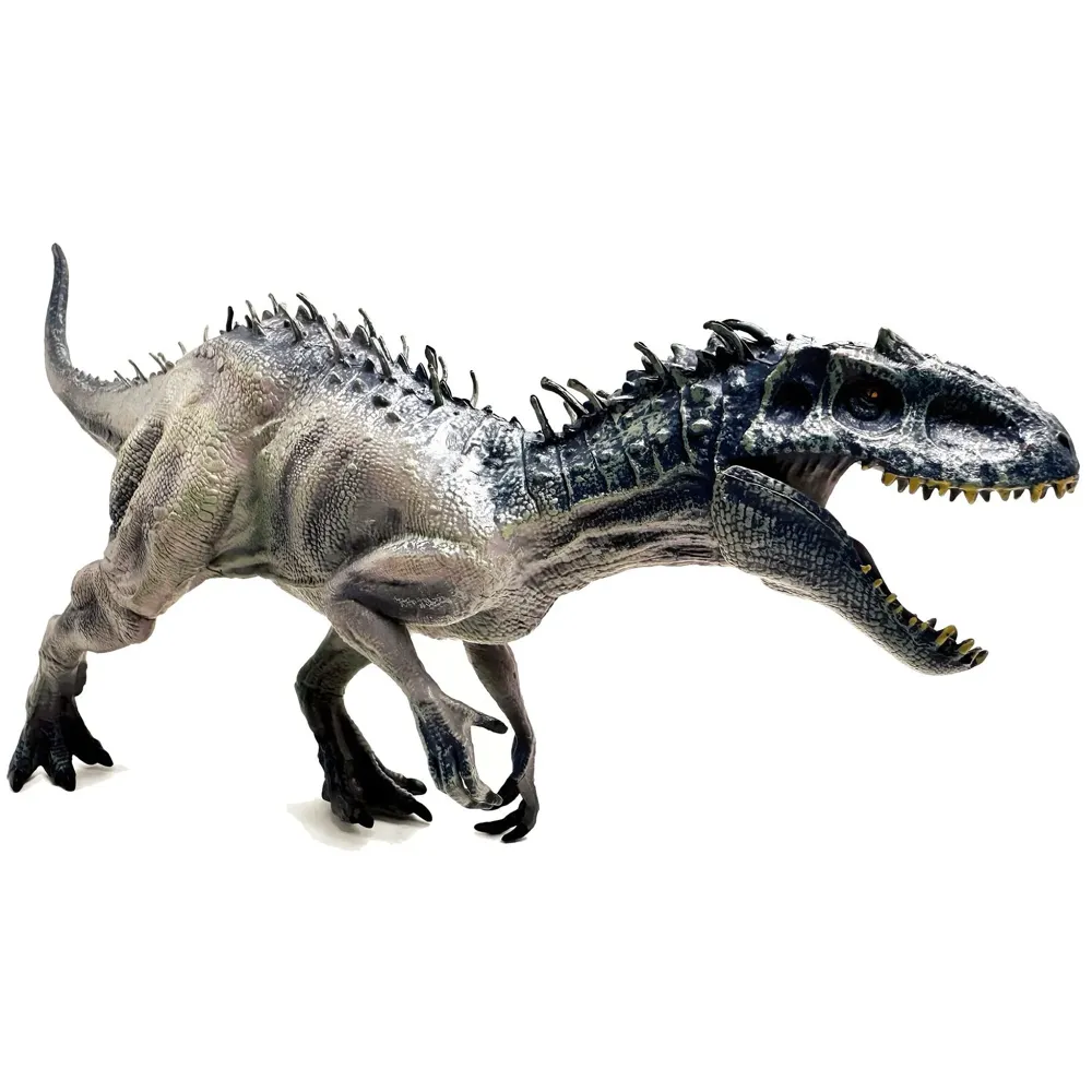 Dinosaur Toy Dinosaur Action Figure Kids Toys Realistic Large Model Size 38 X 20 Cm - Brown T-Rex - 9