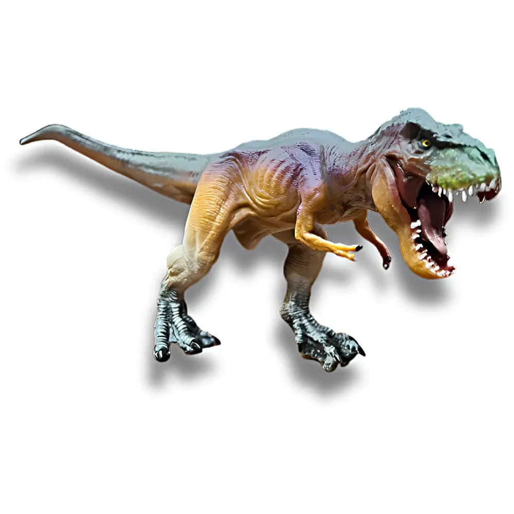 Dinosaur Toy Dinosaur Action Figure Kids Toys Large Realistic Model Large Size – 30 X 12 Cm - T-Rex Brown Purple