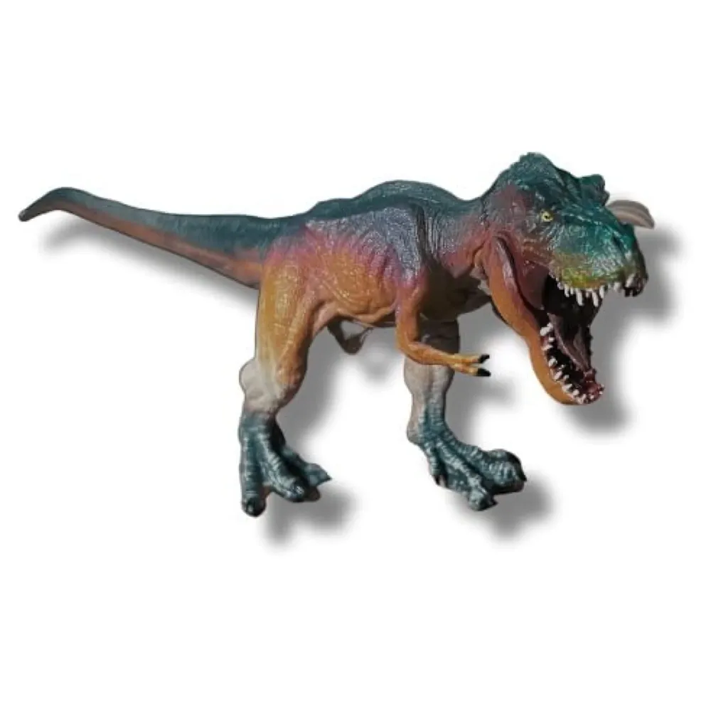 Dinosaur Toy Dinosaur Action Figure Kids Toys Large Realistic Model Large Size – 30 X 12 Cm - T-Rex Brown Purple