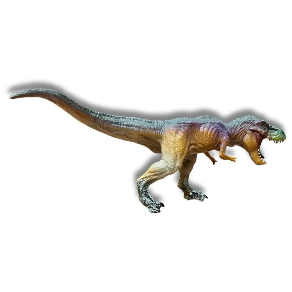 Dinosaur Toy Dinosaur Action Figure Kids Toys Large Realistic Model Large Size – 30 X 12 Cm - T-Rex Brown Purple