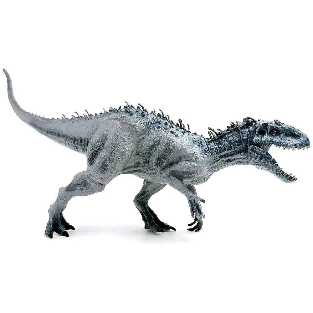 Dinosaur Toy Dinosaur Action Figure Kids Toys Realistic Large Model Size – 38 X 20 Cm - Grey T-Rex Tyrannosaurus rex