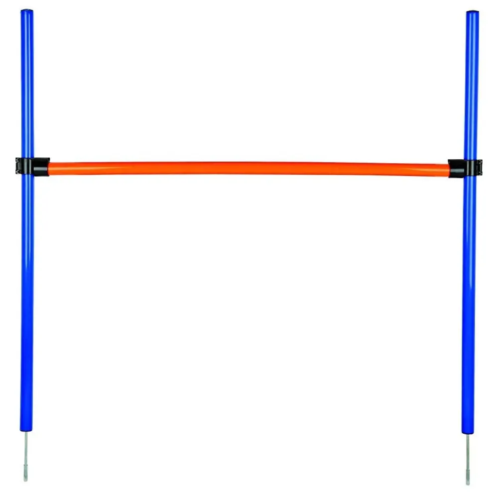 Dog Activity Hurdle Rods Adjustable Height for Training and Healthier Life of Pets. Pet Dogs Outdoor Games Agility Exercise Training Equipment Agility Starter Kit Jump Hoop Hurdle Bar