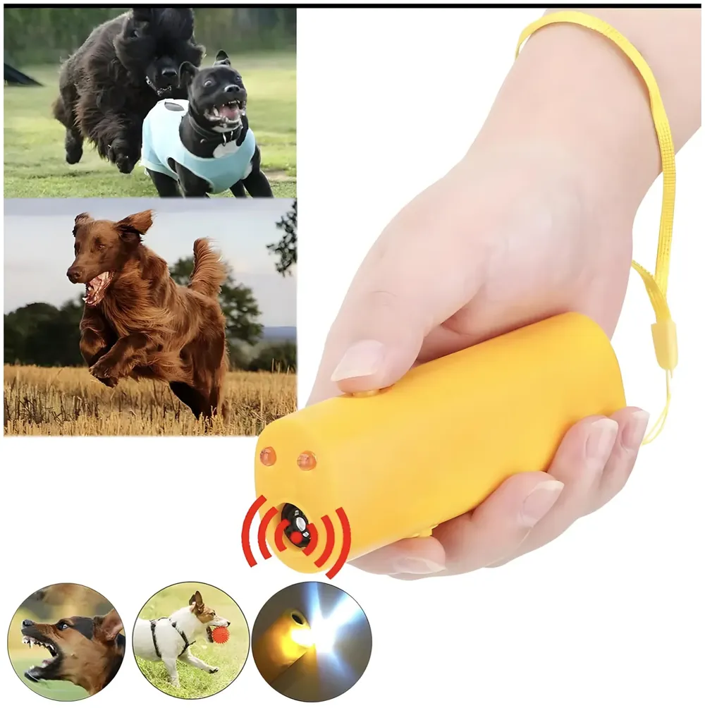 Dog Repellent for Street Dogs Ultrasonic Equipment Living Room Pest Control Pet Dog Repeller 3 in 1 Anti Barking Stop Barking, 150db Banish Dog