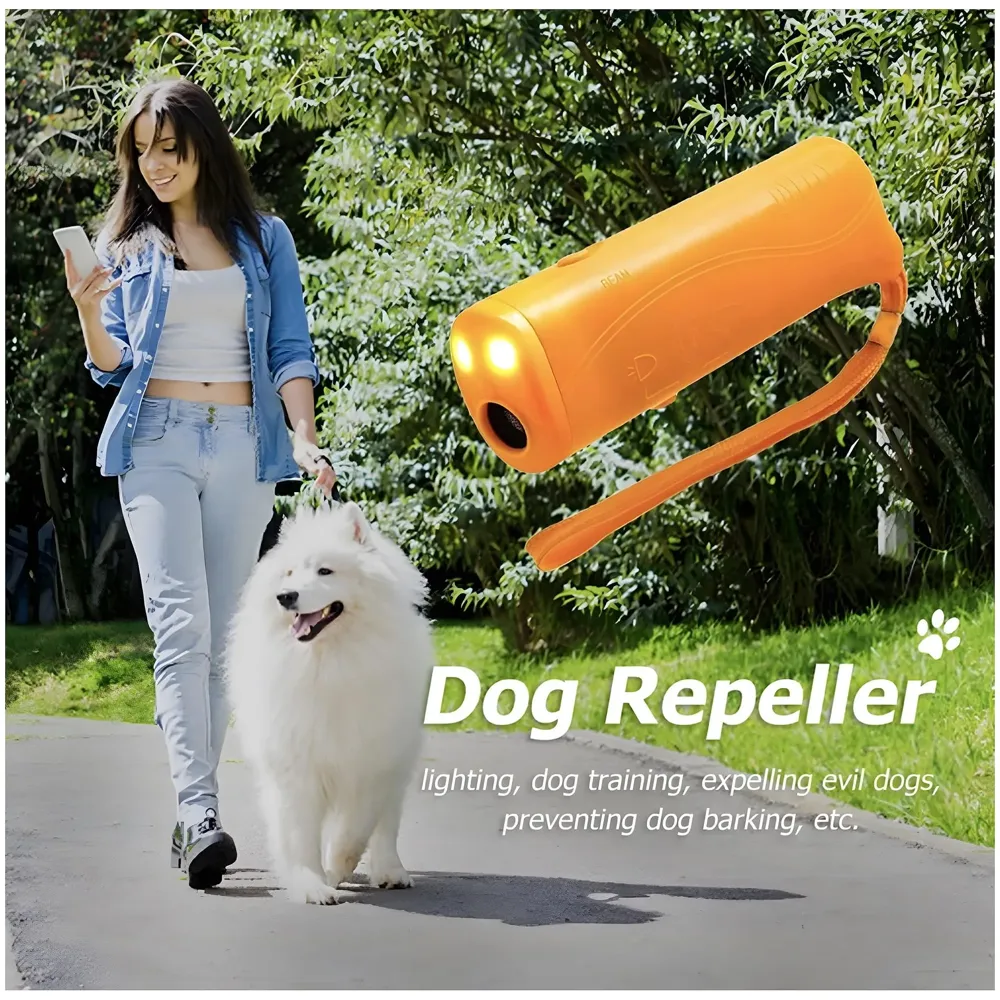Dog Repellent for Street Dogs Ultrasonic Equipment Living Room Pest Control Pet Dog Repeller 3 in 1 Anti Barking Stop Barking, 150db Banish Dog