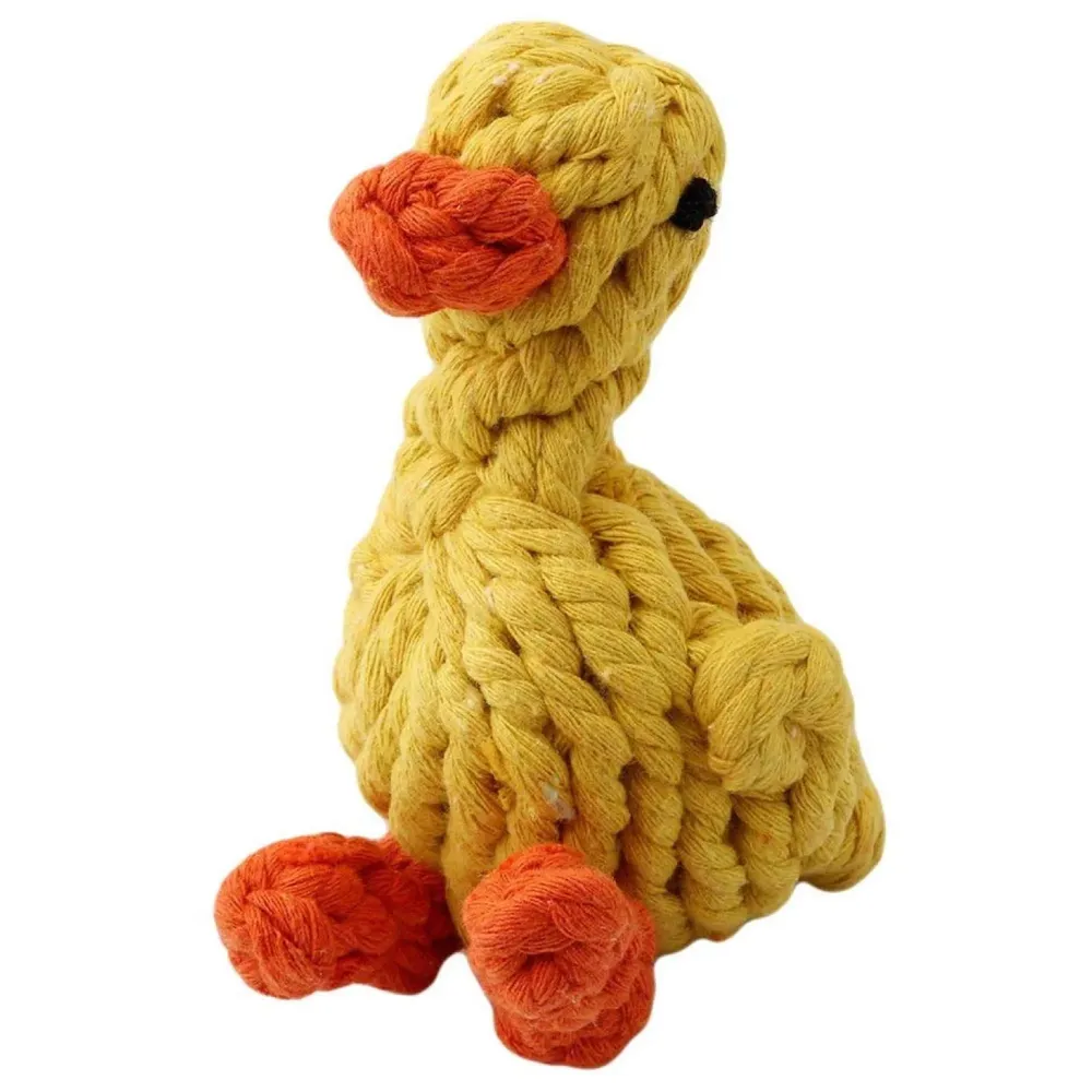 Dog Rope Toy Set Puppy Pet Chew Training Animal Design Durable Interactive Toys Dental Health Teeth Cleaning Toy for Small Medium Dog Biting Toys (Chicken)