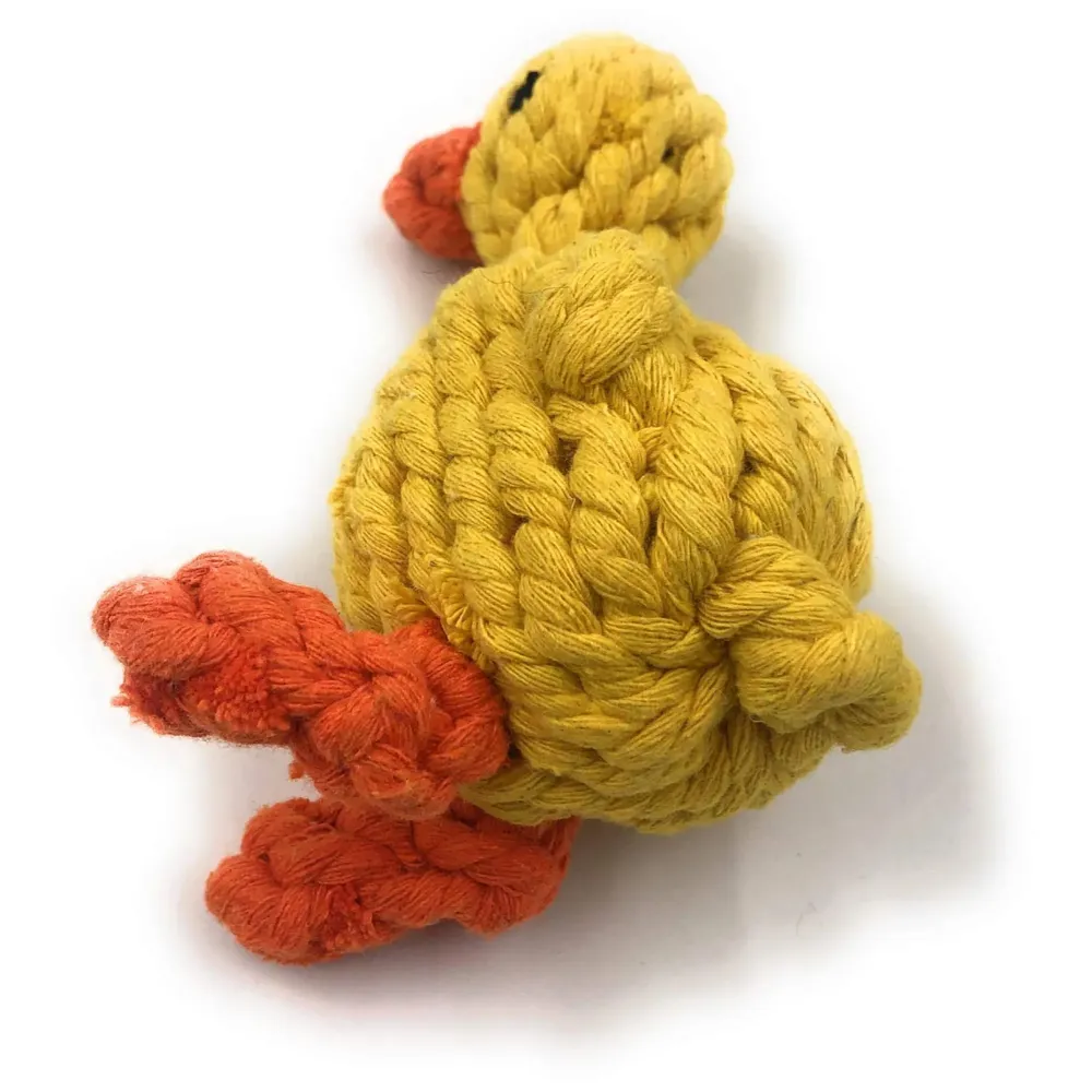 Dog Rope Toy Set Puppy Pet Chew Training Animal Design Durable Interactive Toys Dental Health Teeth Cleaning Toy for Small Medium Dog Biting Toys (Chicken)