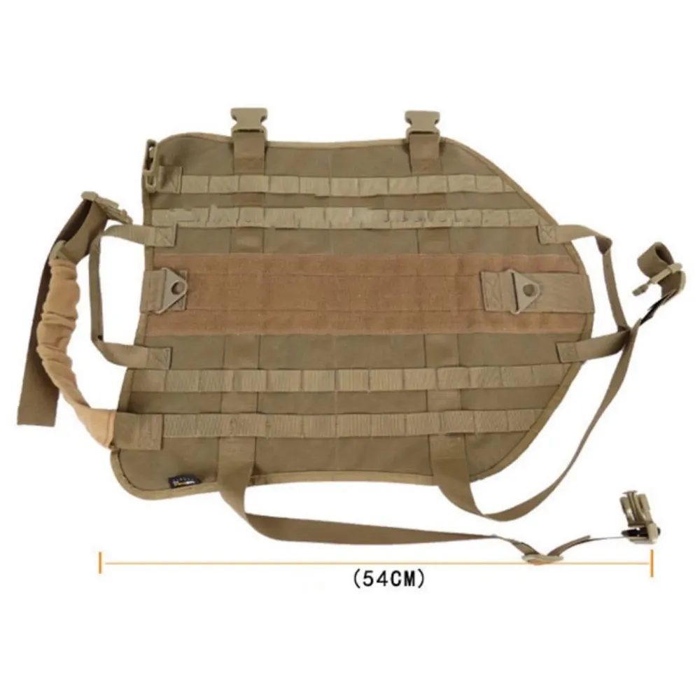 Tactical Dog Harness Nylon Breathable Adjustable Reflective Easy Control Comfortable Harness. Large 18-30 Inch Girth - 4