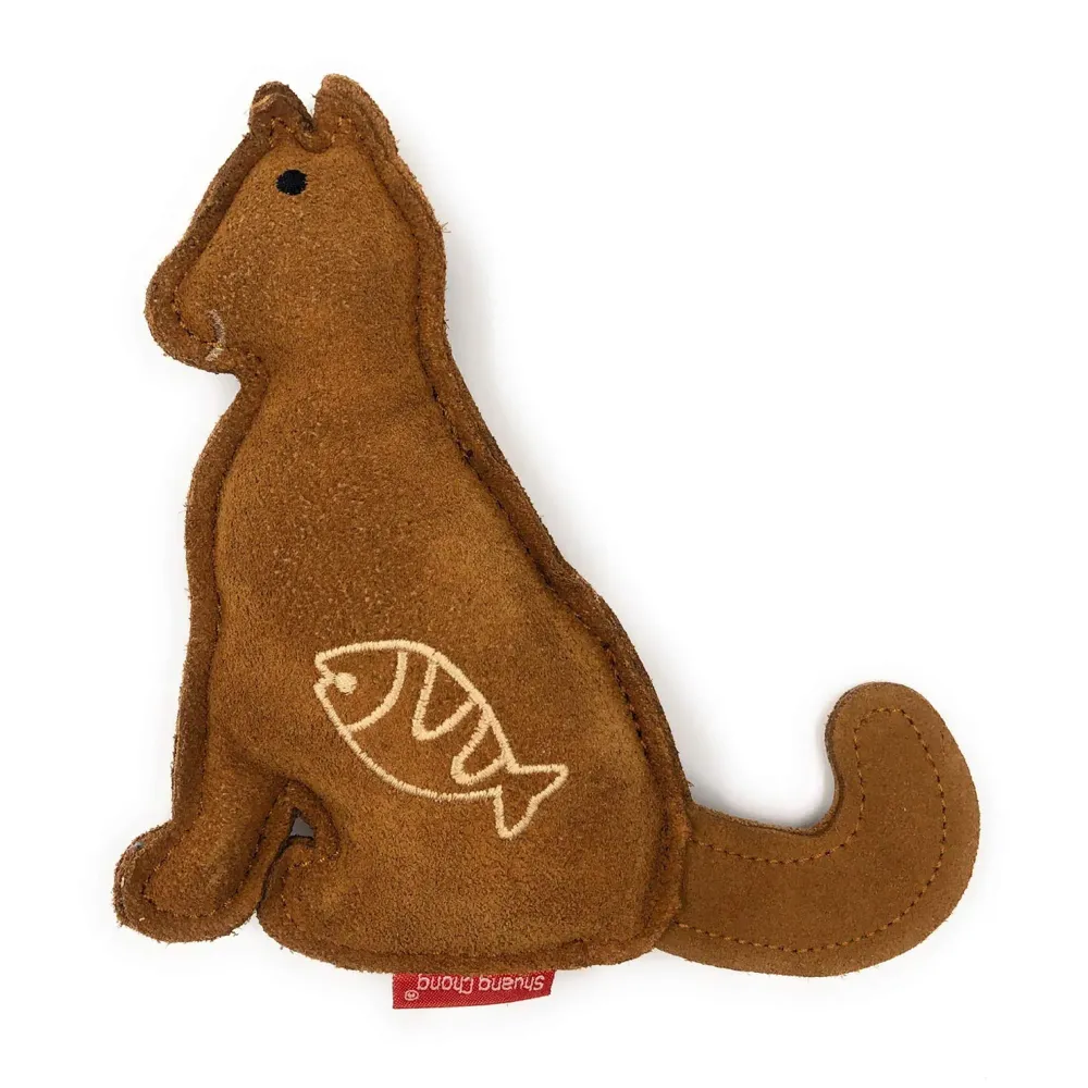 Toys for Dogs, Dog Chew Toy, Durable Puppy Squeaky Dog Toys, Durable Leather Material with Squeaker Inside 2 Squeakers Leather Dog Toys for Small and Medium Dogs (Squirrel)