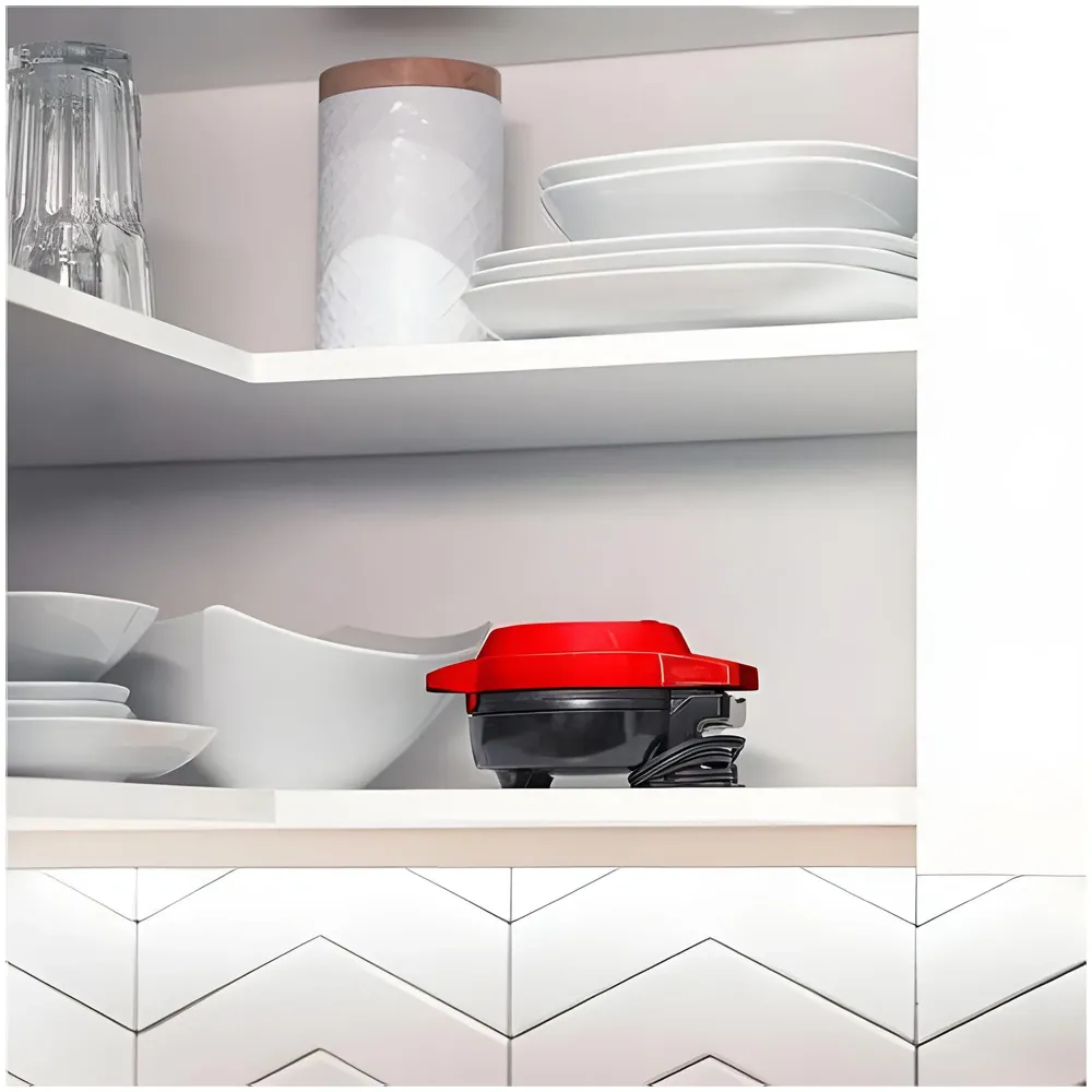 Mini Donut Maker Machine for Kid-Friendly Breakfast, Snacks, Desserts & More with Non-stick Surface, Makes 3 Doughnuts