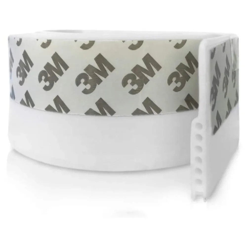 Flexible PVC Door Draft Guard with Adhesive Tape(Length 90cm, Width 45mm) (Brown Door)