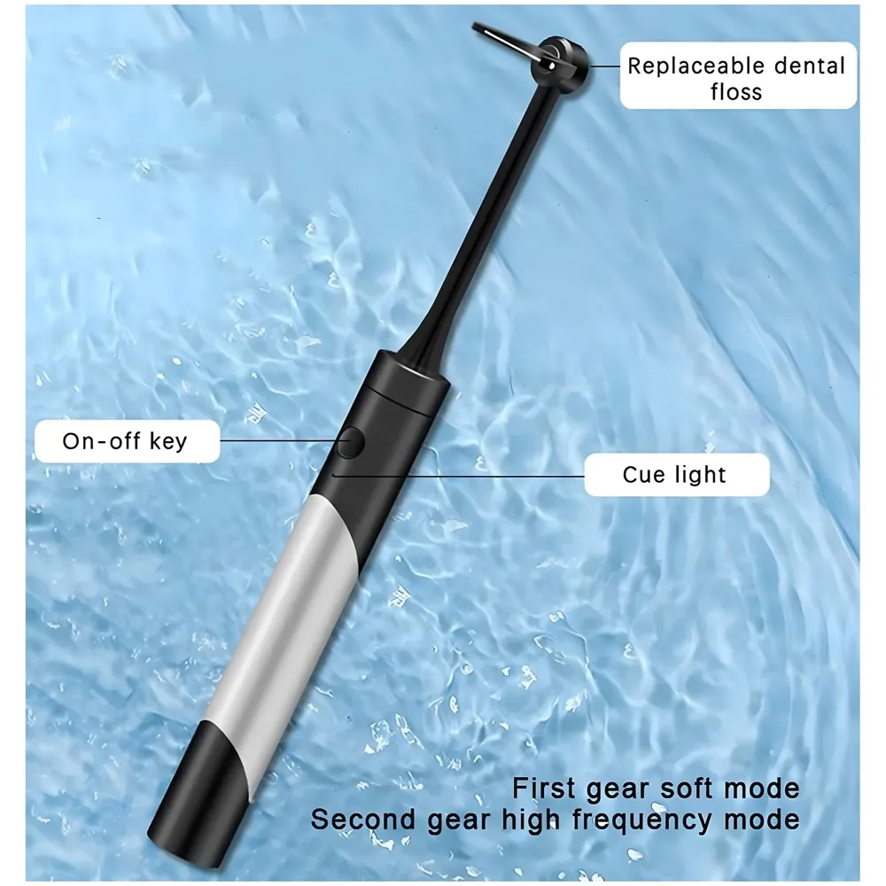 Electric Dental Flosser With 50 Replacement Tips Dental Set Automatic Flosser Portable Dental Oral Teeth Tooth Cleaner Oral Flosser - 6