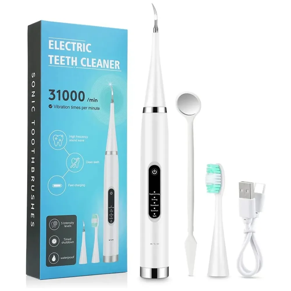 Teeth Whitening Tooth Cleaner Oral Care Electric Toothbrush Plaque Remover Tartar Calculus Removal Dental Scaler Stainless Steel Calculus Dental tools Professional