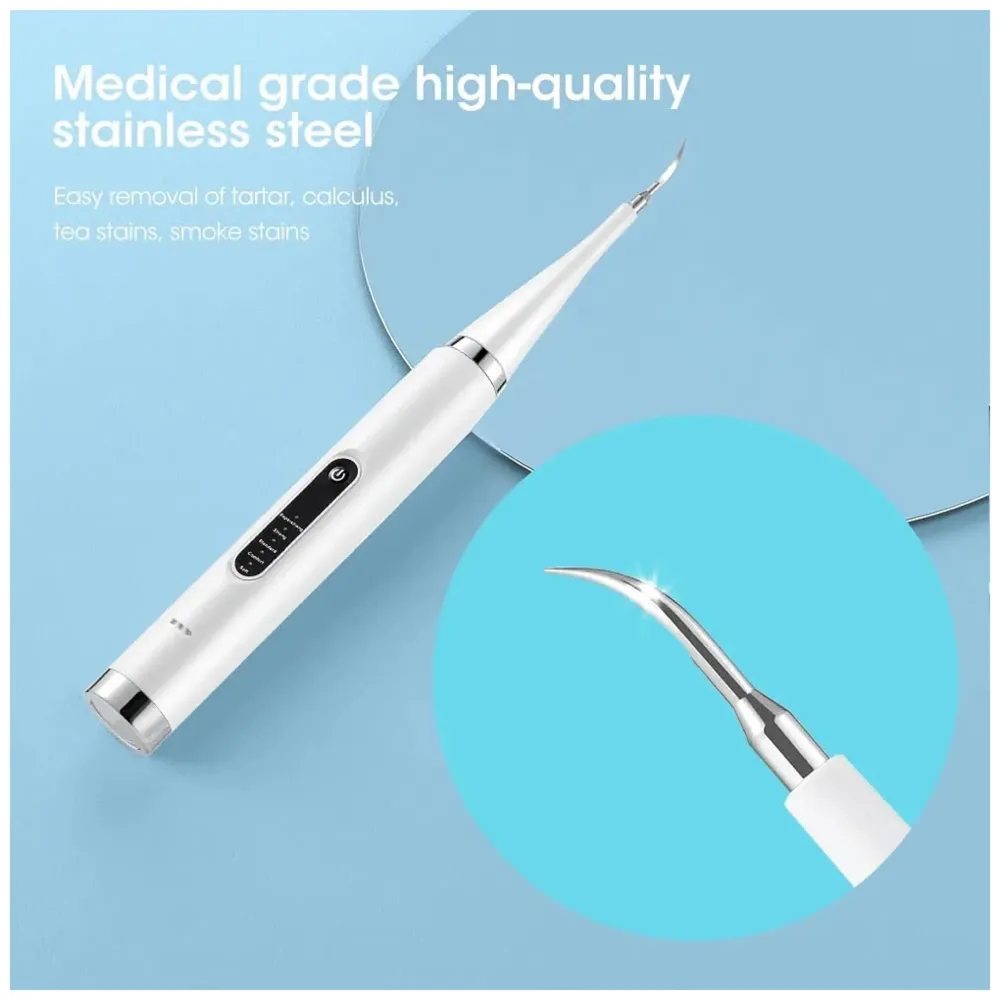 Teeth Whitening Tooth Cleaner Oral Care Electric Toothbrush Plaque Remover Tartar Calculus Removal Dental Scaler Stainless Steel Calculus Dental tools Professional