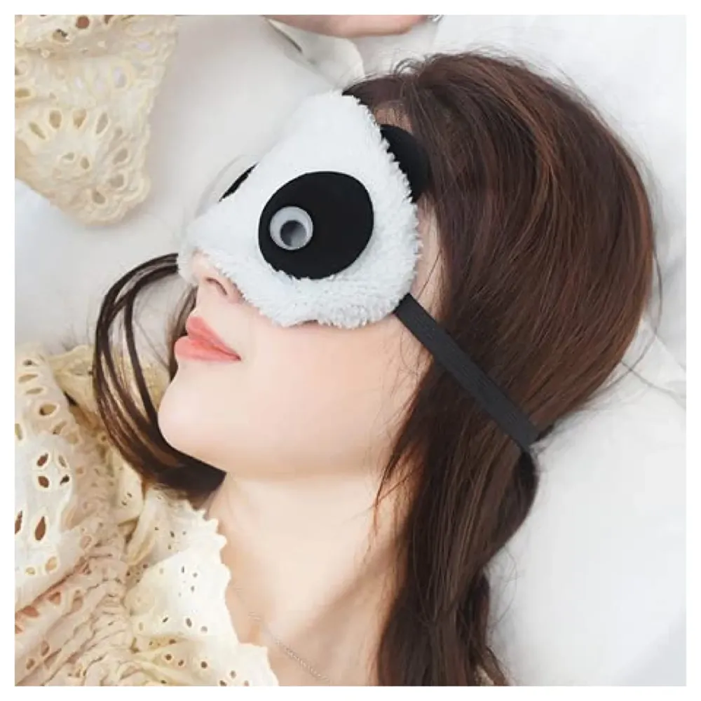 Panda Eye pad, Eye mask Cartoon Super Soft & Comfortable For Sleeping (Panda Eyes) - 7