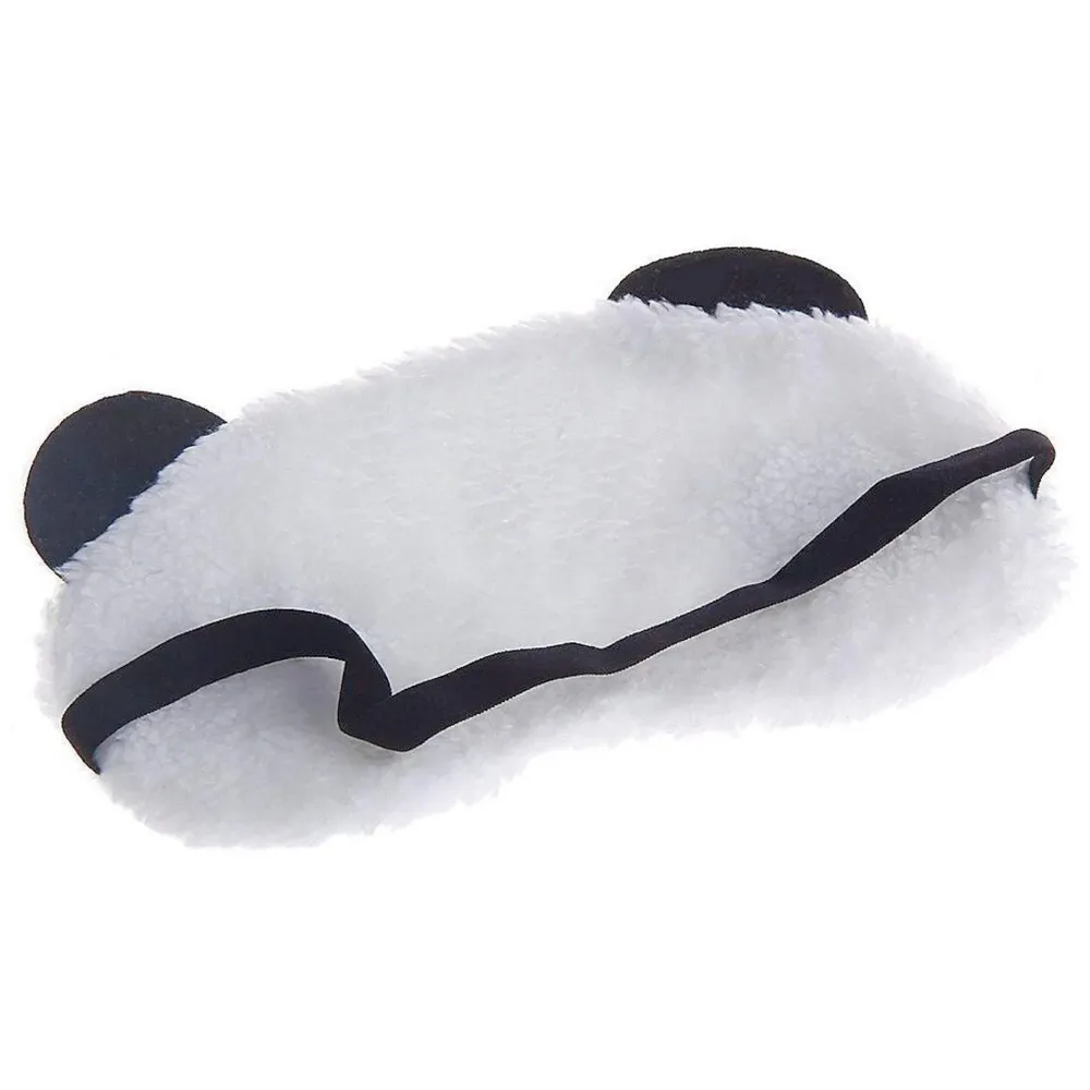 Cotton Set Of 2 ~ Super Soft & Comfortable For Proper Sleep ~ Dreamy Eyes + Heart Panda Sleeping Eye Mask ~ Complete Black-Out Design - 6