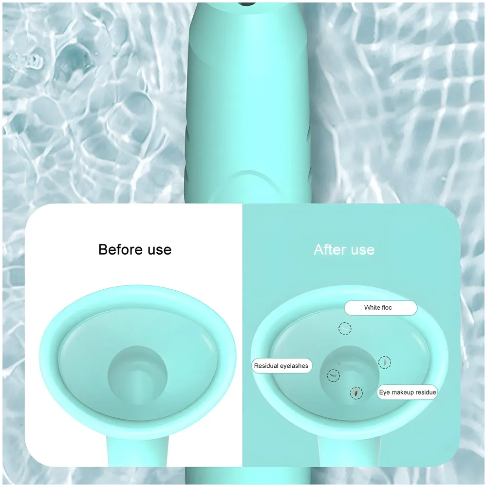 LIMEGIRL 2 In 1 Automatic Eye Make-Up Remover Electric Eye Washer Handheld Sprayer Sonic Moisturizer Eyewash Instrument Water Eye Massager 3 speed