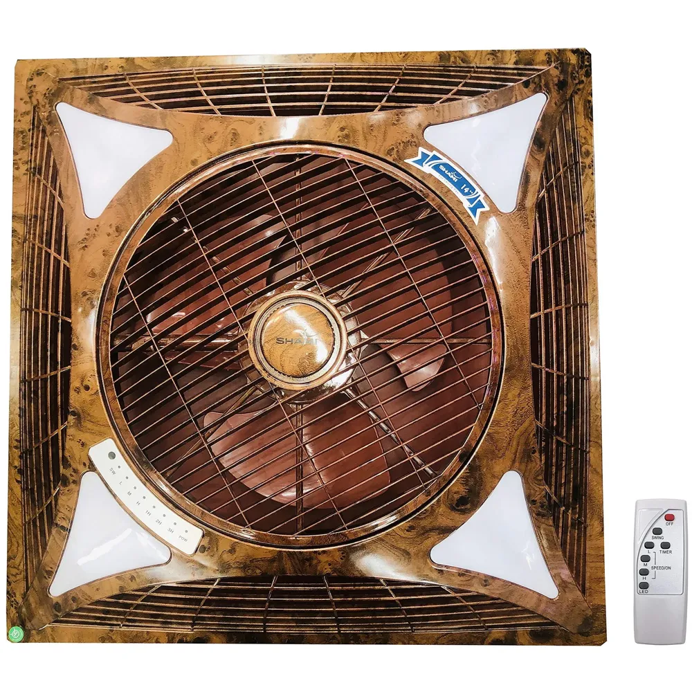 Premium Recessed False Ceiling Cassette Fan 600 x 600 mm (Brown With LED)
