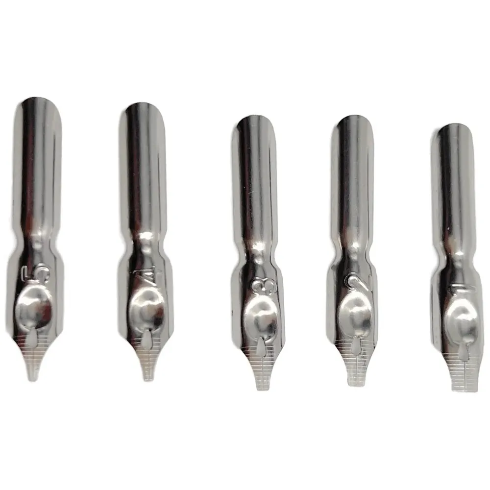 Feather Pen Set, Vintage Carving Glittering Quill Pen Set Antique Calligraphy set Writing Dip Pen with Black Ink, 5 Replacement Nibs, Pen Stand Base, Luxury Signature Pen. - 7