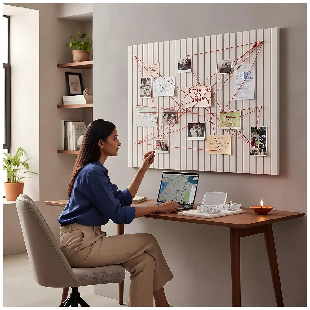 High-Density Felt Bulletin Board with Pins | Set of 6 | Each 30x30cm | Self-Adhesive Peel & Stick | No-Drill Damage-Free | Horizontal & Vertical | Office & Home, Beige