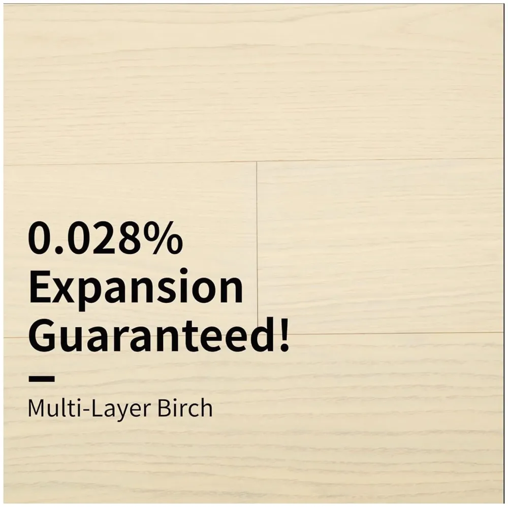 Light Birch PVC Wood Floor Planks Flooring Tiles Self Adhesive Peel & Stick Wooden Design 18 Planks 27 Square feet - 3