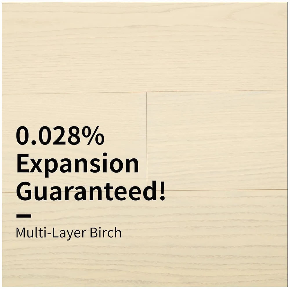 Light Birch PVC Wood Floor Planks Flooring Tiles Self Adhesive Peel & Stick Wooden Design 18 Planks 27 Square feet Premium