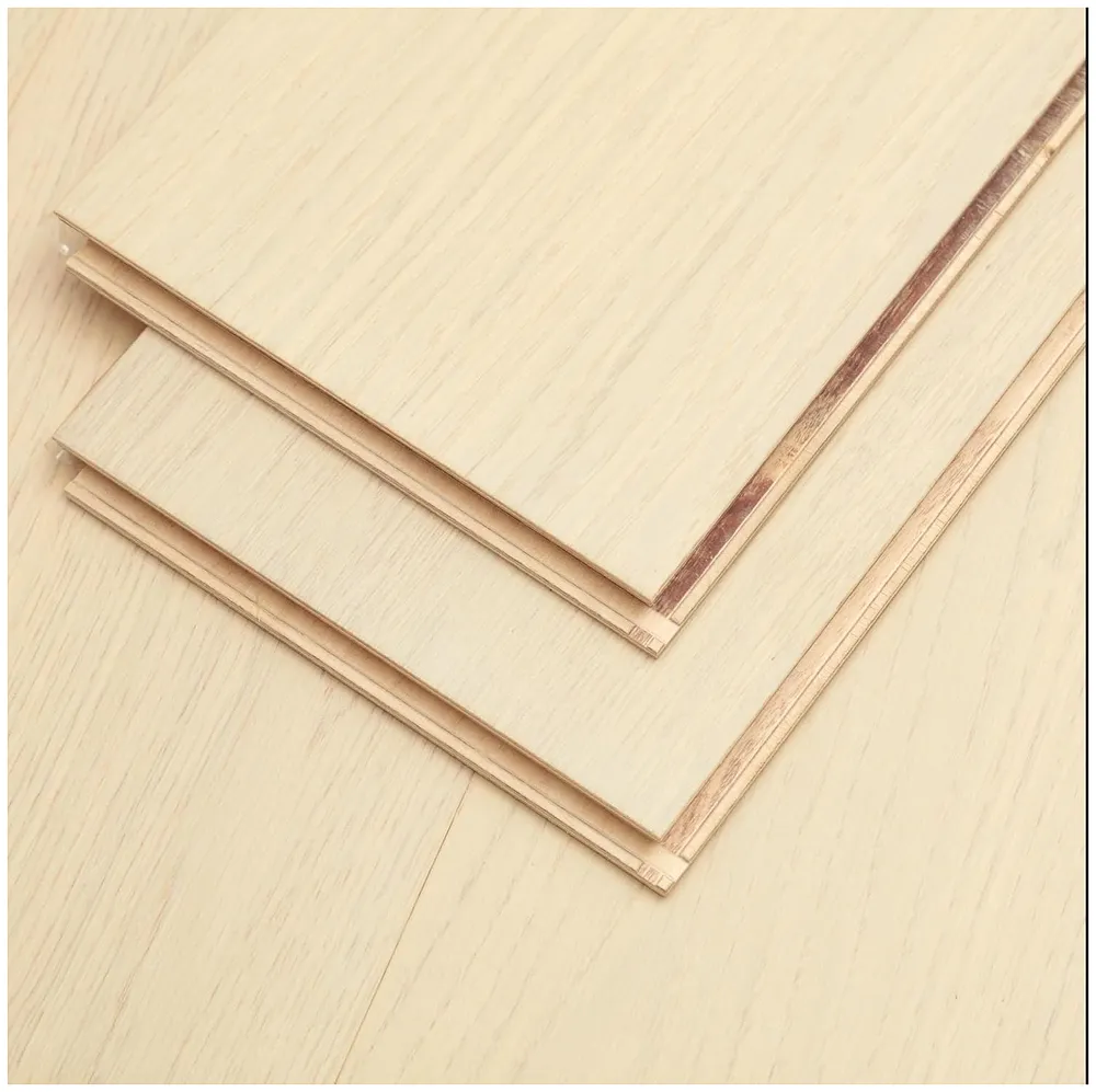 Light Birch PVC Wood Floor Planks Flooring Tiles Self Adhesive Peel & Stick Wooden Design 18 Planks 27 Square feet Premium