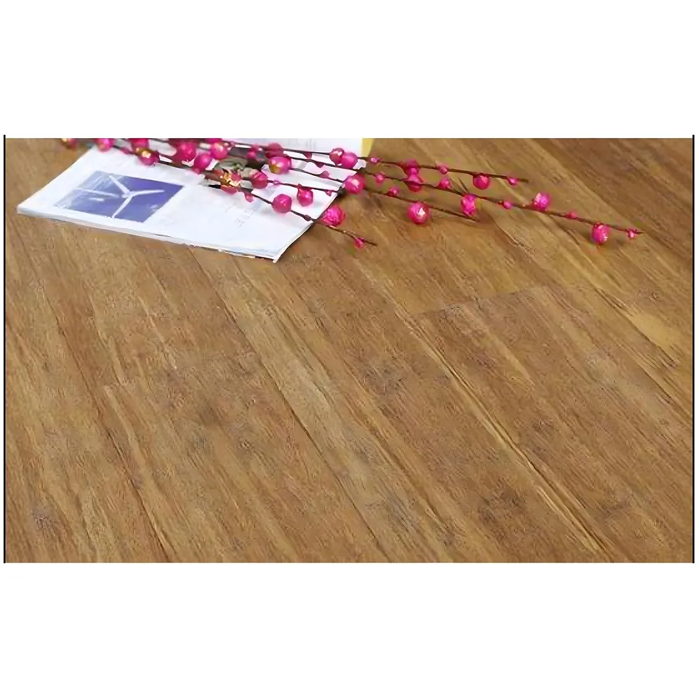 Brown PVC Wood Floor Planks Flooring Tiles With Self Adhesive Peel & Stick Wooden Design-18 Planks -27 Square feet- Honey Wood Colour - Premium