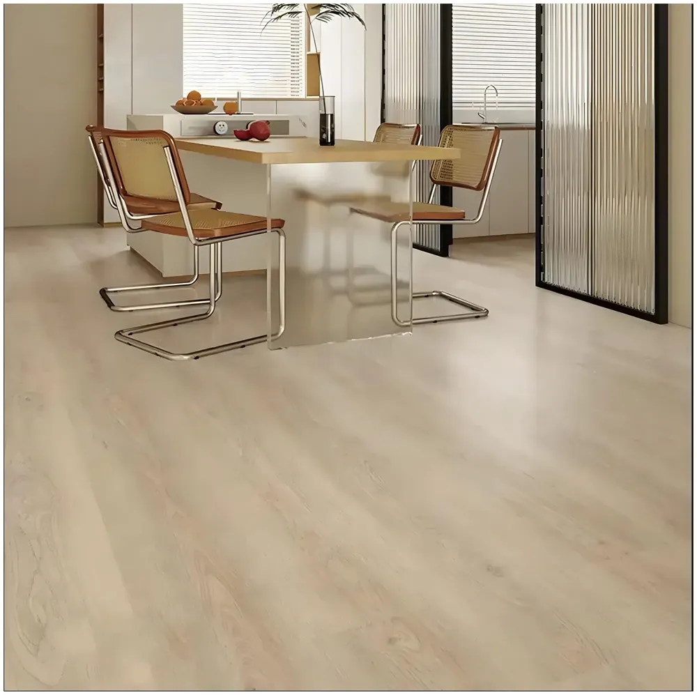 Light Maple PVC Wood Floor Planks Flooring Tiles Self Adhesive Peel & Stick Grey Wooden Design 18 Planks 27 Square feet PVC Maple Wood Colour