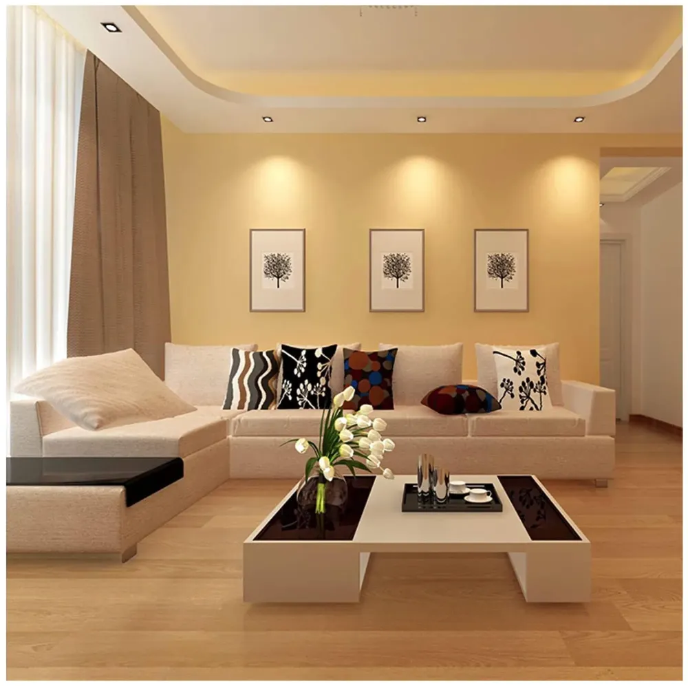 PVC Flooring Planks Tiles Self Adhesive Peel & Stick Wooden Design 18 Planks 27 Square feet. (18, Oak) - 2