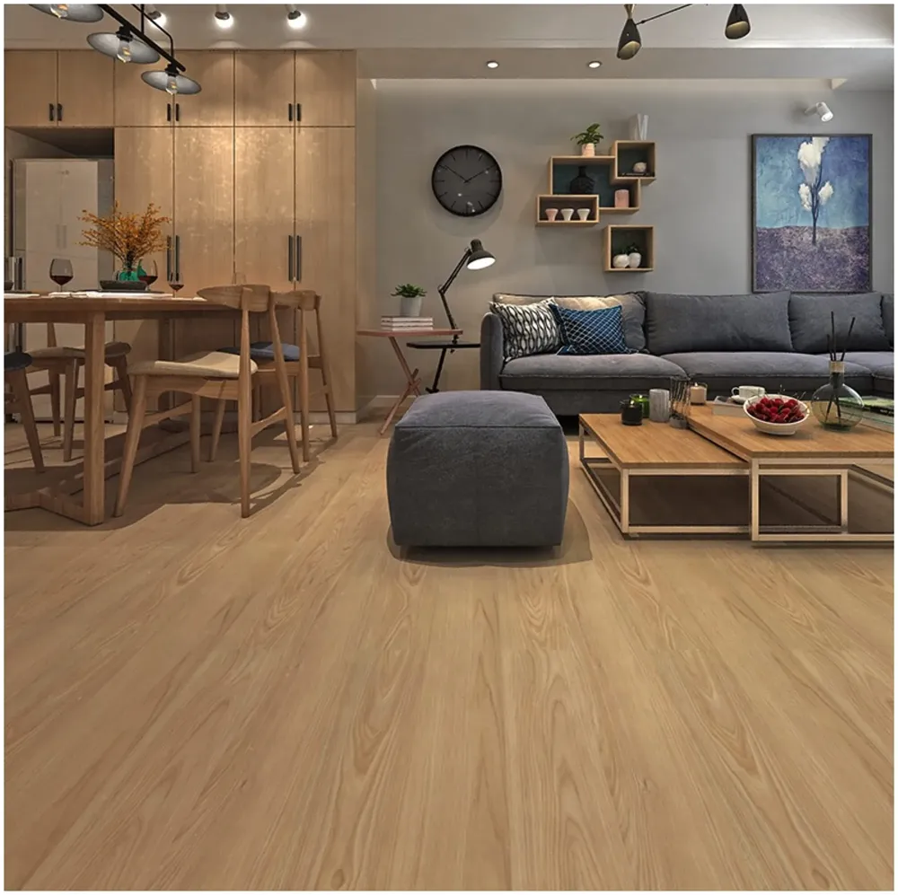 PVC Flooring Planks Tiles Self Adhesive Peel & Stick Wooden Design 18 Planks 27 Square feet. (18, Natural Oak)