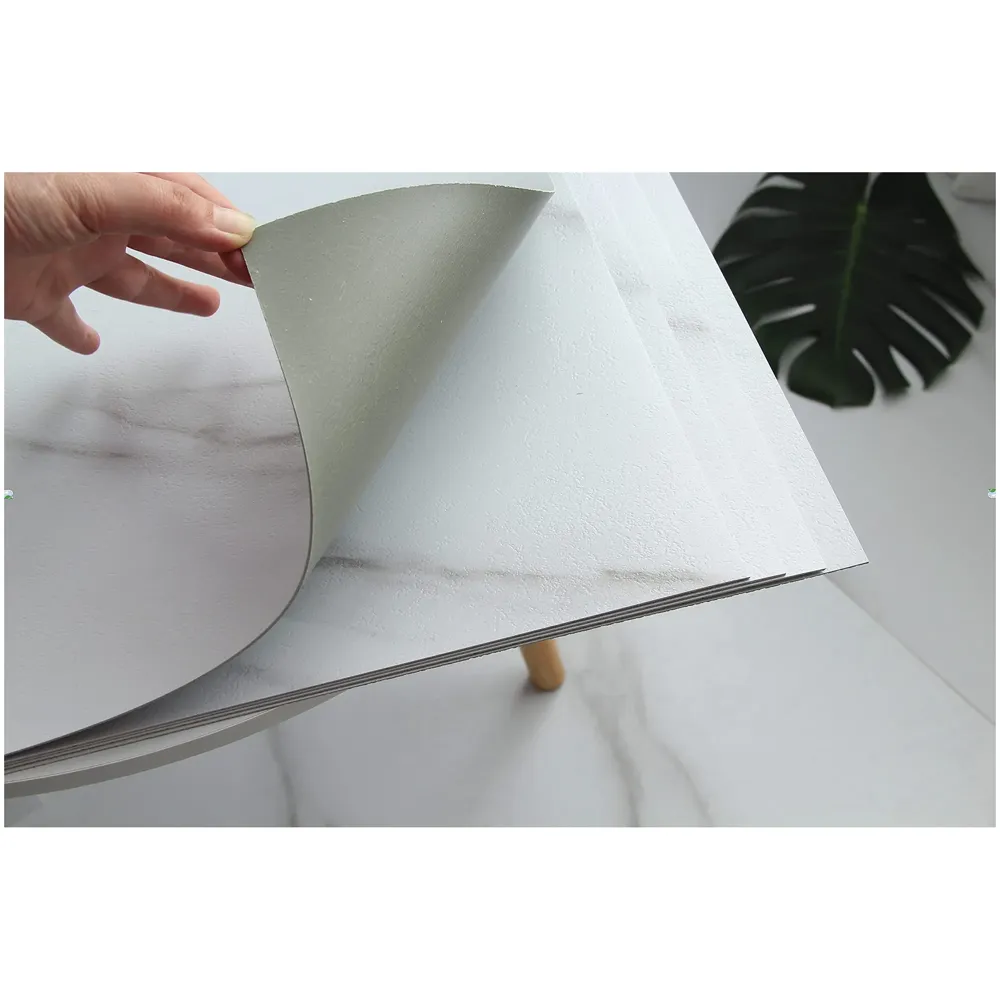 PVC Marble Flooring 18 x 18 Inch Tiles Self Adhesive Peel & Stick, 1 Tile is 2.25 Sqft (10 Pcs (22.50 Sqft))