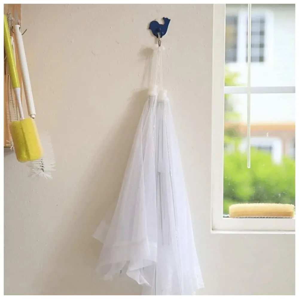 Pop-Up Mesh Food Covers 4 Pcs Tent Umbrella 17 inch Reusable and Collapsible Screen Net Protectors for Outdoors Parties Picnics -White (4) - 6