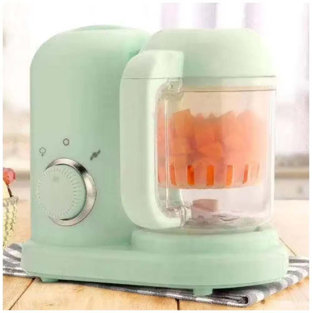 4-in-1 Baby Food Maker Baby Food Processor Food Cooker, Blender, Steamer and Defroster Baby Meal Essentials Make Healthy Fresh Baby Food at Home.