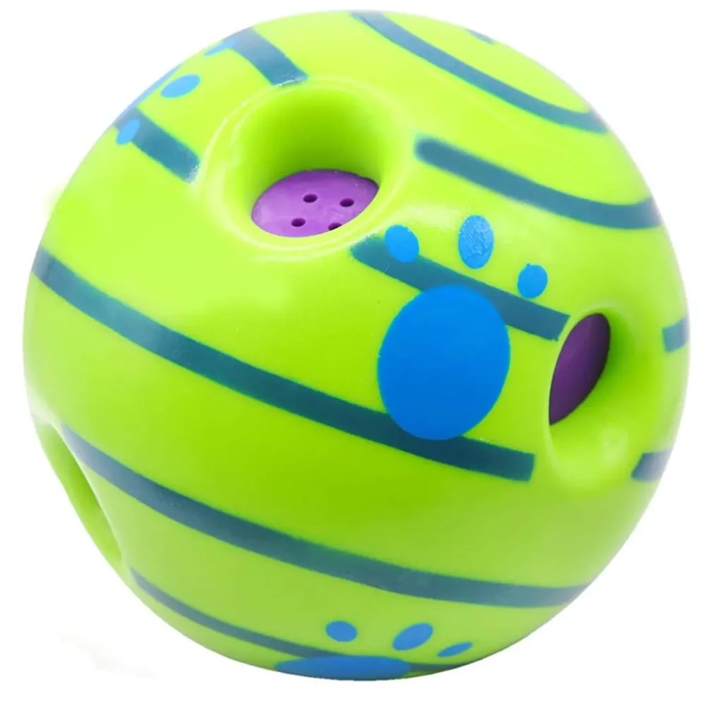 Dog Toy, Fun Sounds When Rolled or Shaken, Funny Sound Ball, Laughing Ball for Medium and Large Pet Dogs, 5.5 Inch Interactive Toy Ball