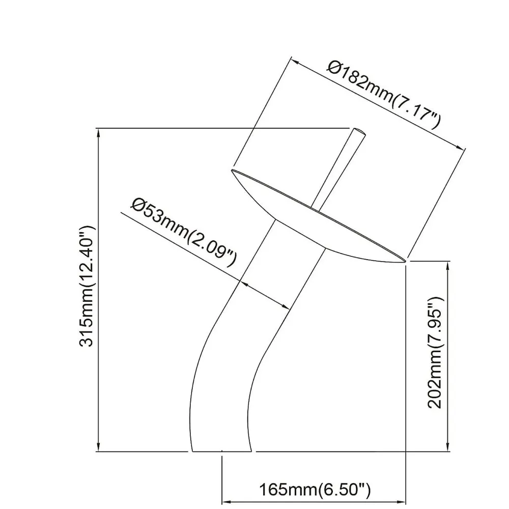 Tall Glass Waterfall Basin Mixer, Basin Tap, Bathroom Faucet, Brass, Single Lever, Basin, Vanity, Lavatory, Vessel, Sink Faucet, Height 11 Inches
