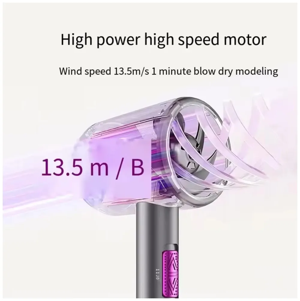 3 in 1 Hair Dryer Hollow Design With 2 Types Of Brushes Versatile Hair Drying And Styling Tool Blow Dry With Ease 1000W Volumizing, Drying, Smoothing, Unisex - 4