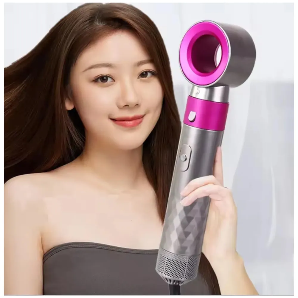 3 in 1 Hair Dryer Hollow Design With 2 Types Of Brushes Versatile Hair Drying And Styling Tool Blow Dry With Ease 1000W Volumizing, Drying, Smoothing, Unisex - 5